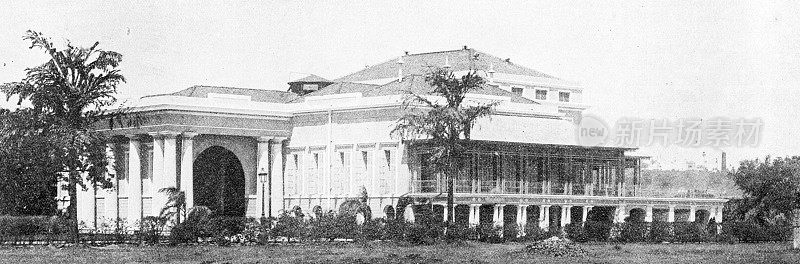 1895年印度的人物和地标:孟买的拜卡拉俱乐部