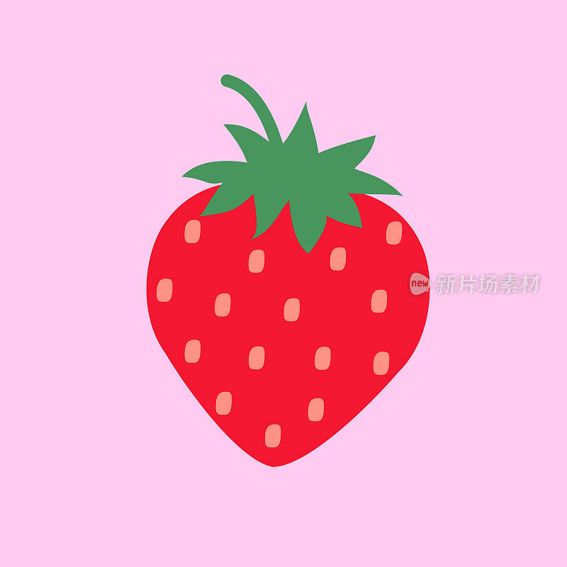草莓背景。