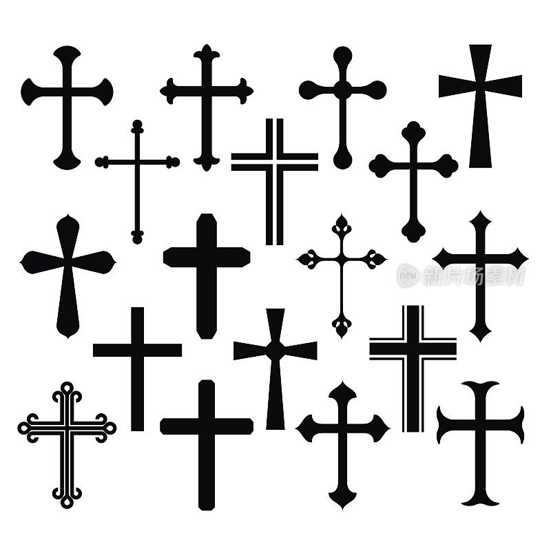 基督教十字标志套装