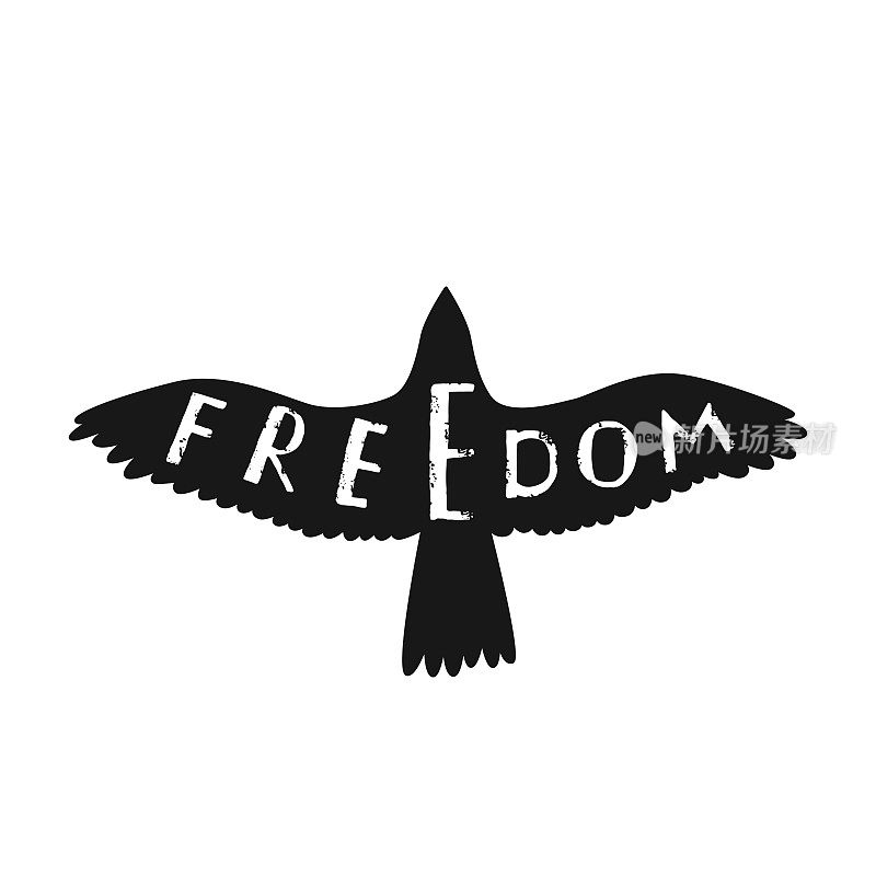 自由。关于自由的励志名言飞鸟。