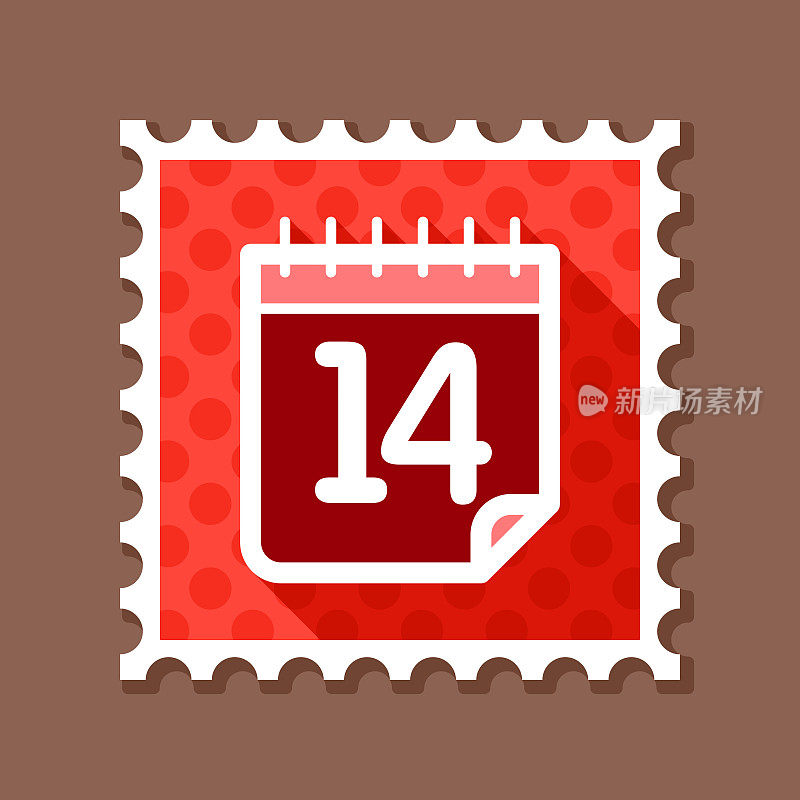 2月14日情人节邮票