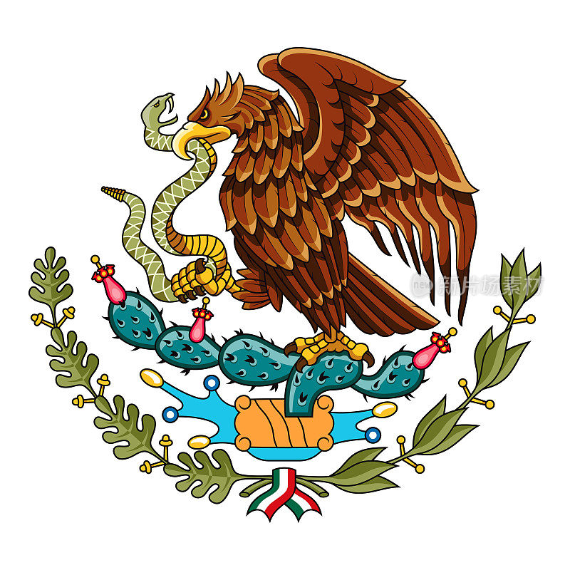 墨西哥合众国(墨西哥)盾形纹章