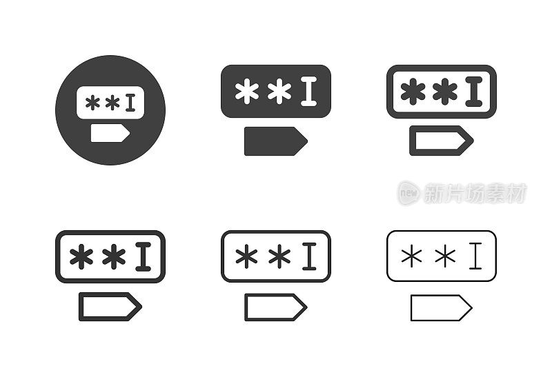 密码字段图标-多系列