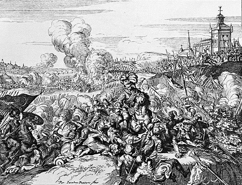 1683年在维也纳击败奥斯曼帝国:基督教军队左翼的战斗