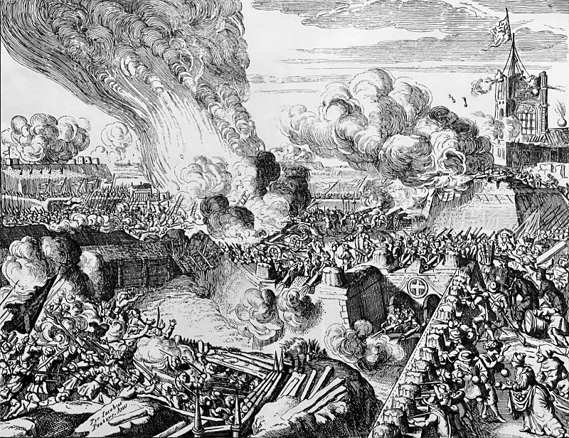 1683年在维也纳击败奥斯曼帝国:摧毁土耳其炮台和围城工程