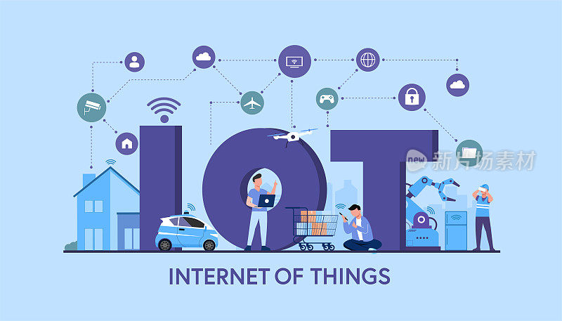 工业和居民网络中的物联网(IoT)智能连接与控制设备