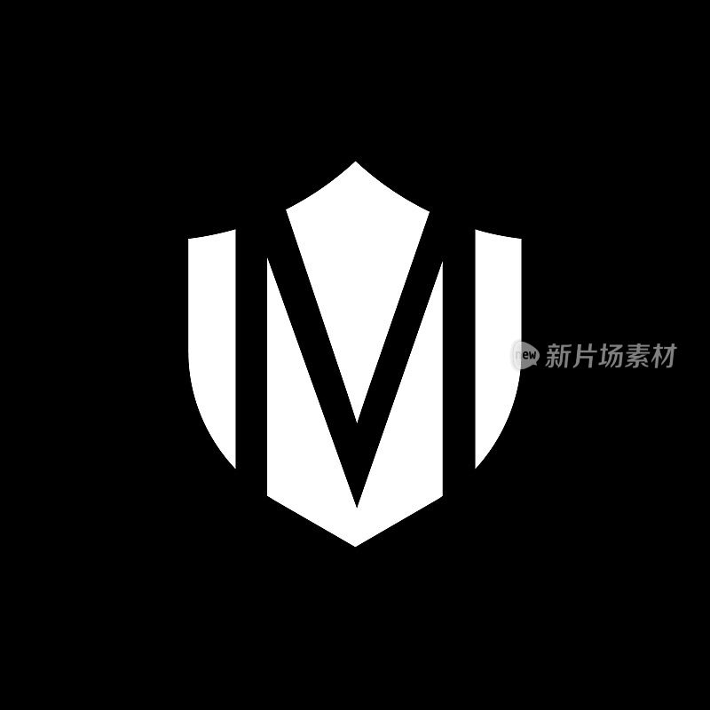 字母M标志