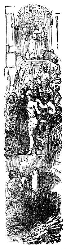 17世纪英国文学《天路历程》中在名利场上忠实的殉道者