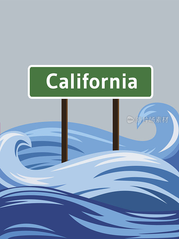 加州洪水