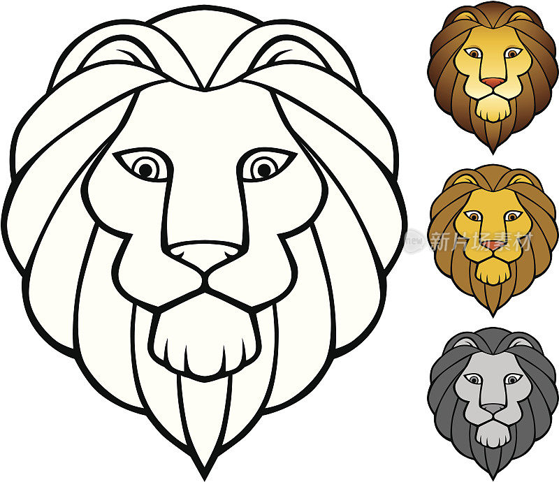 狮子的头