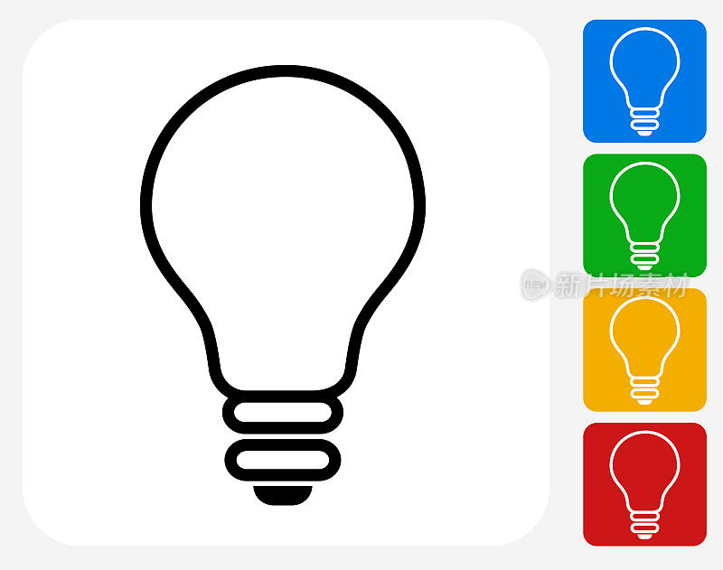 灯泡的想法图标
