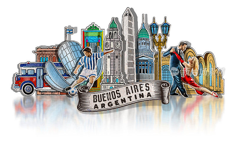 阿根廷布宜诺斯艾利斯有重要的建筑和标志