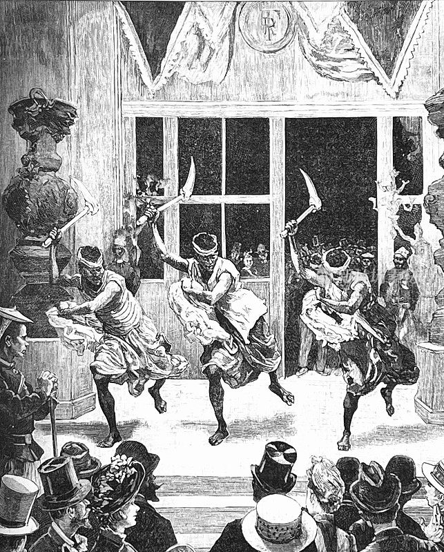 1889年巴黎世界博览会，舞蹈表演