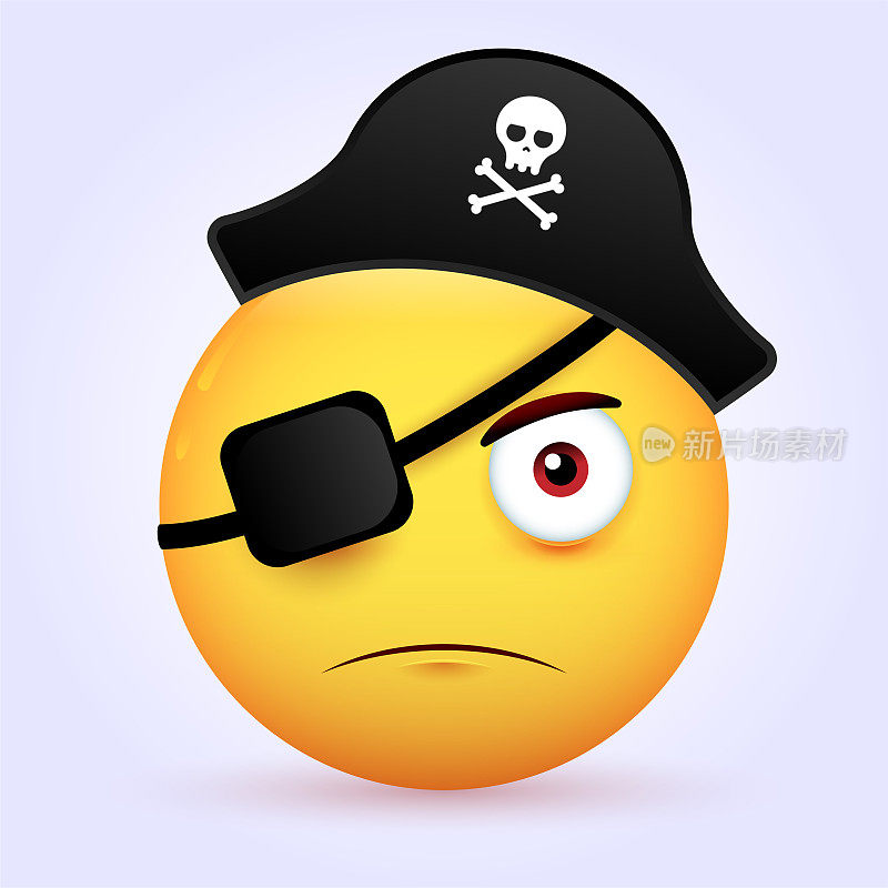 海盗表情符号。