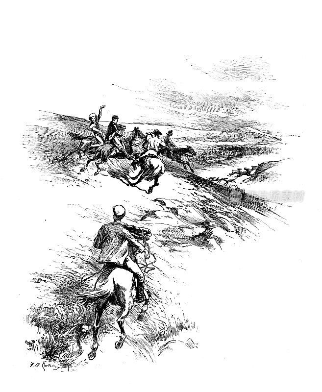 1889年的运动和消遣:打猎