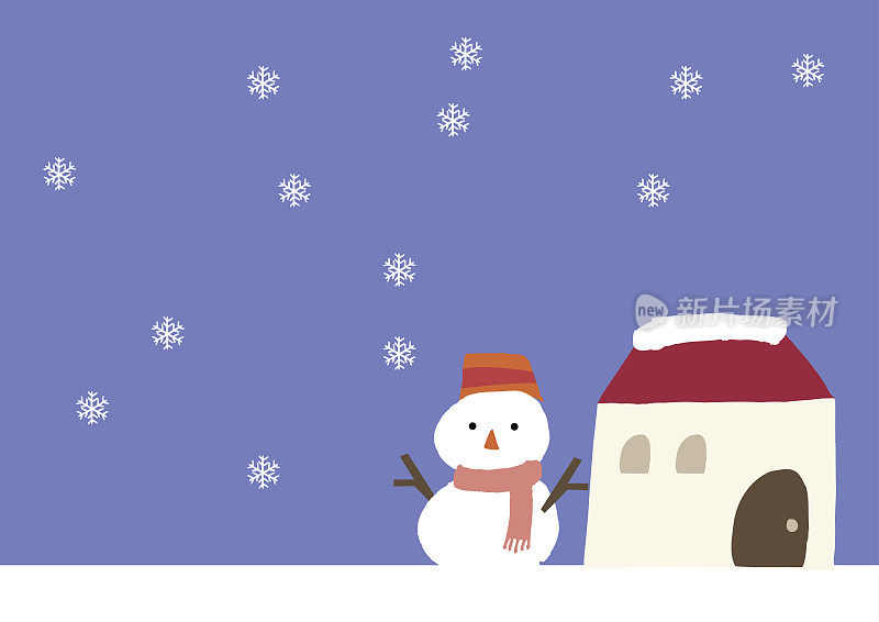 art.calendar.snowman季节。