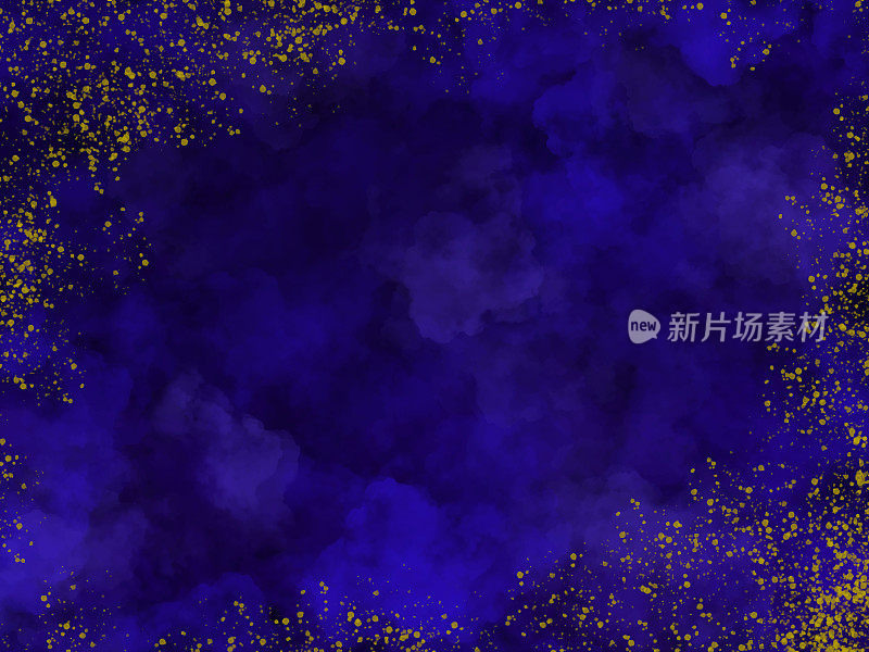 星空抽象背景。黑暗多云夜晚的闪亮星星。海军蓝矢量云,雾或烟雾背景。为贺卡和标签的设计元素,市场,名片摘要背景。