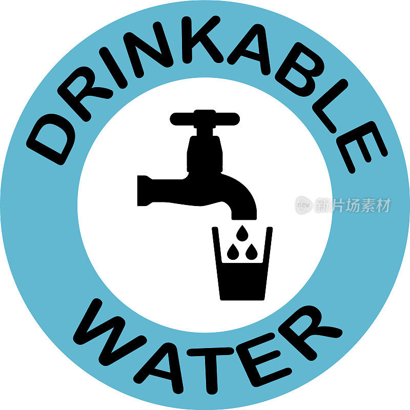 饮用水的图标