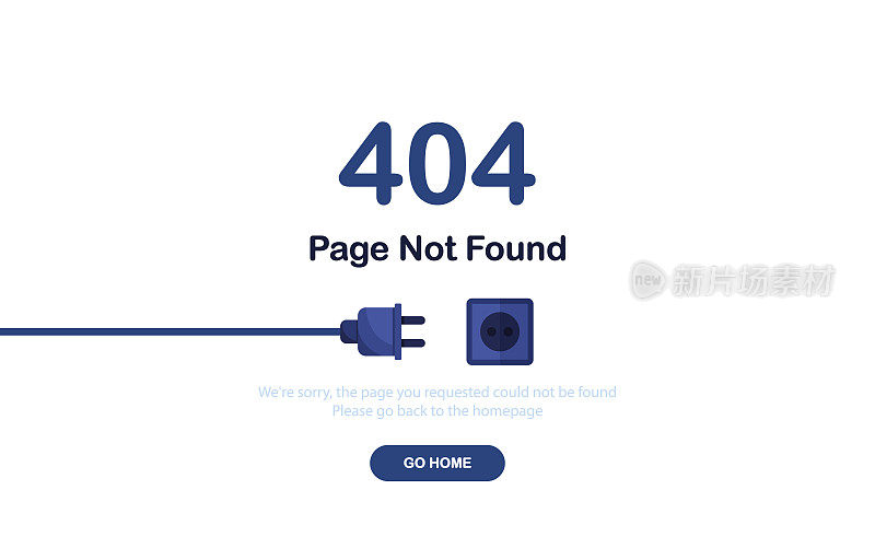 404错误页面未找到横幅