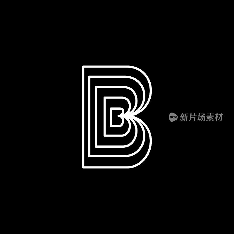 B字母标志