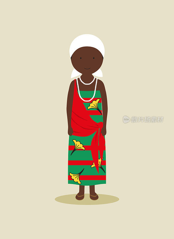 布隆迪妇女的传统服装