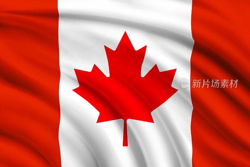 加拿大国旗背景