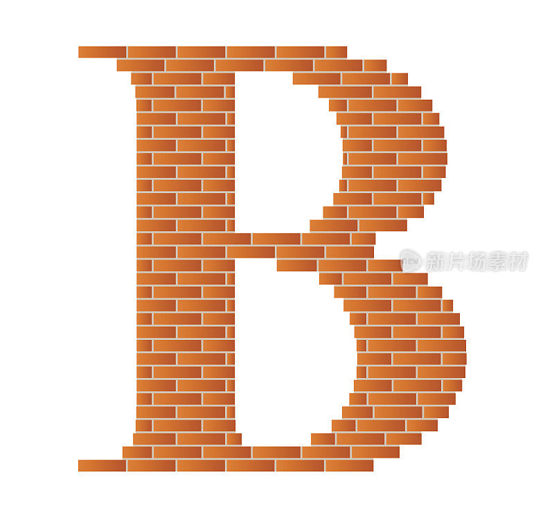 字母“B”的印记。