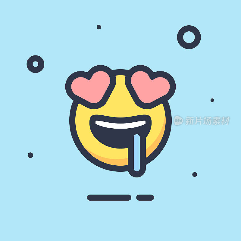 Emoticon平面设计颜色背景