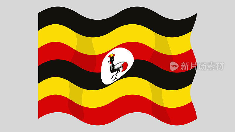 乌干达国旗。