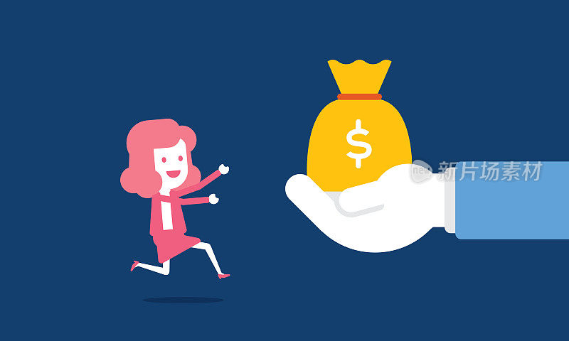 给钱，金融业务，奖金