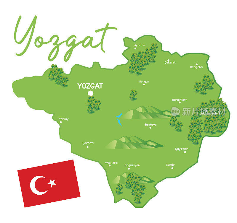 Yozgat地图