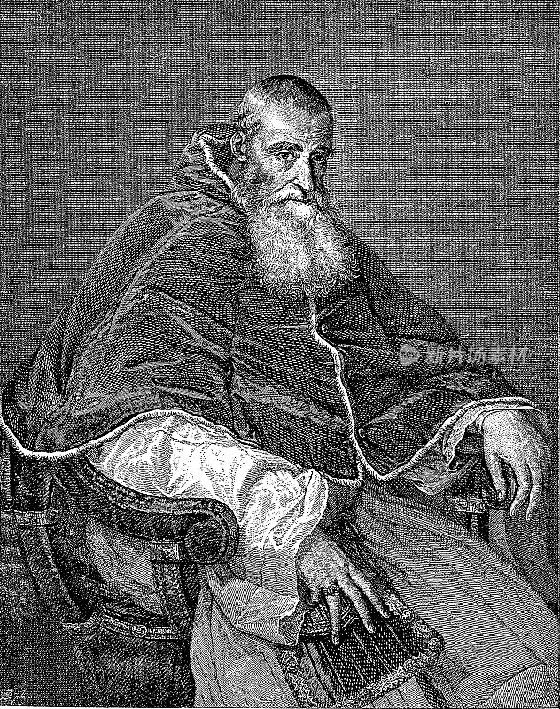 蒂齐亚诺的教皇保罗三世肖像