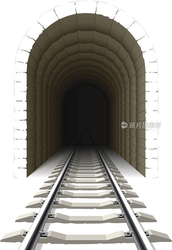 铁路隧道入口