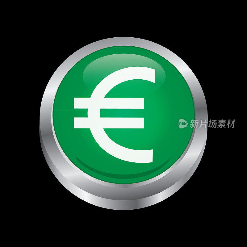 欧元符号按钮