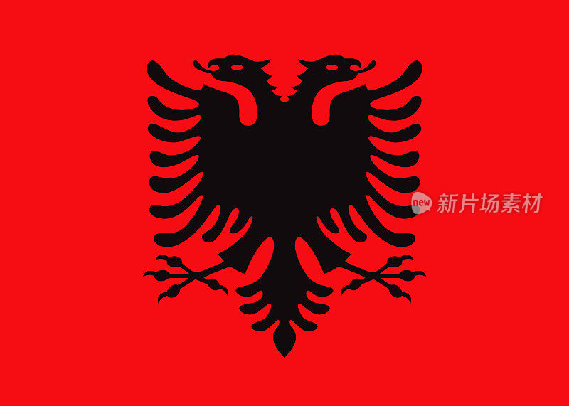 阿尔巴尼亚共和国欧洲国旗