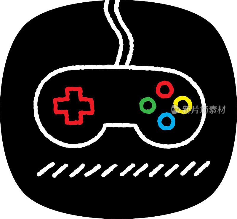 视频游戏控制器涂鸦3