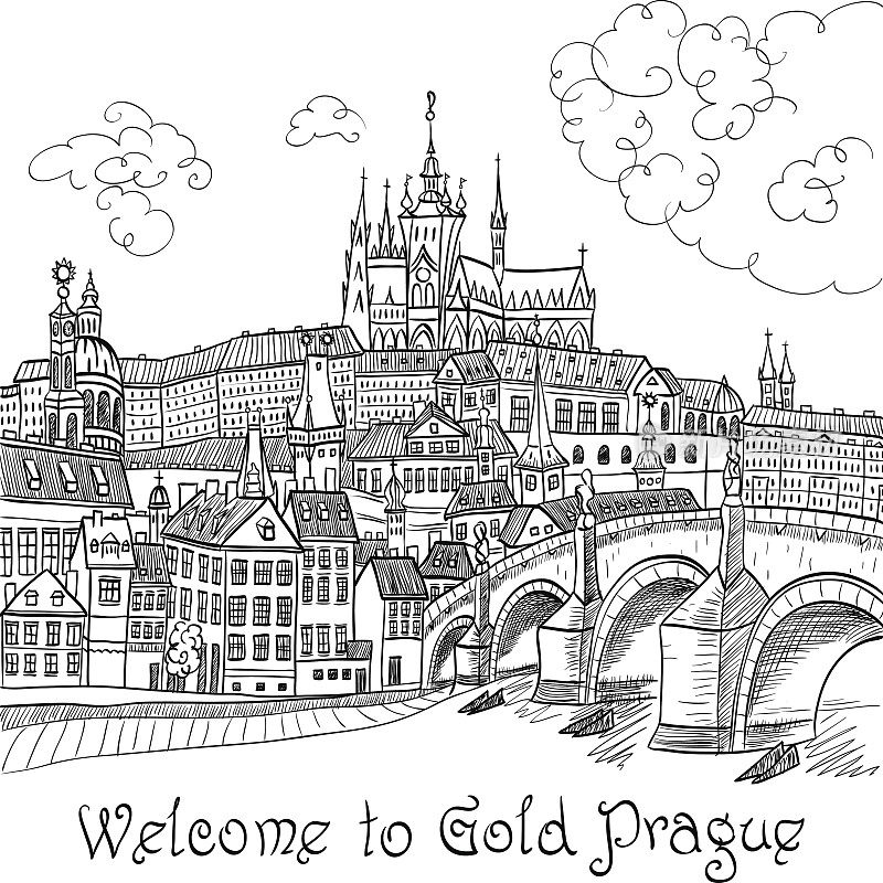 布拉格城堡和查理大桥