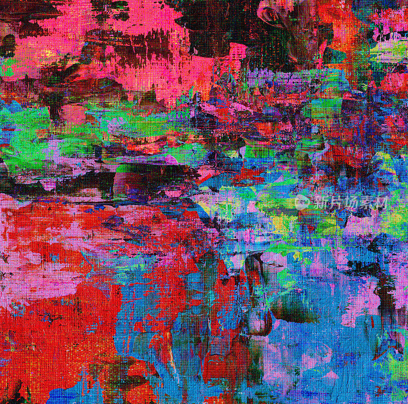 抽象的彩色画
