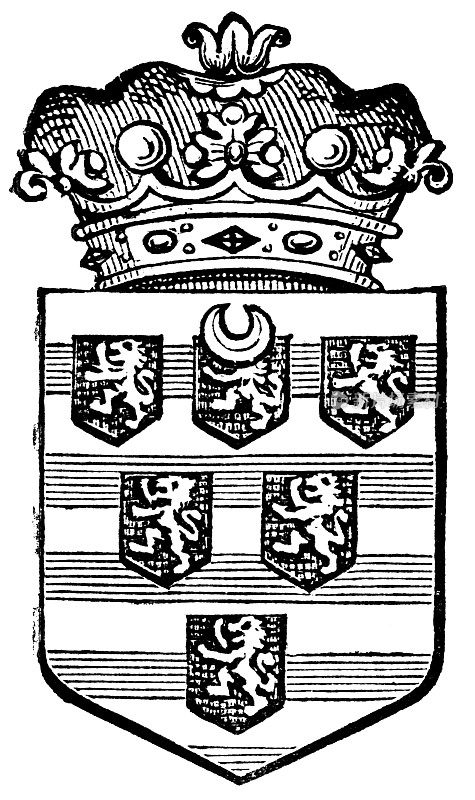 19世纪索尔兹伯里侯爵的盾徽