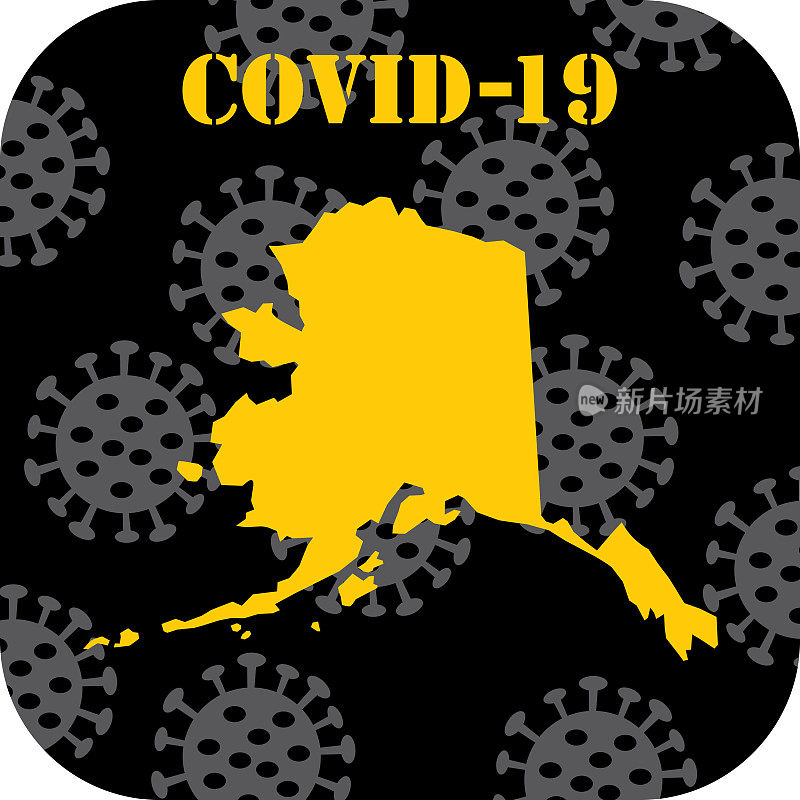 COVID-19阿拉斯加图标