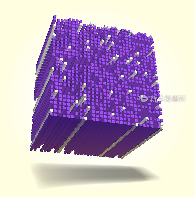 紫色的多维数据集