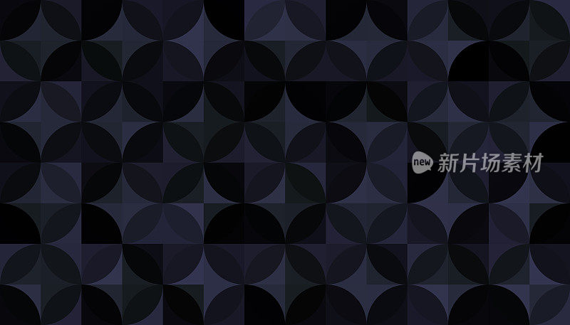 无缝黑色抽象图案背景