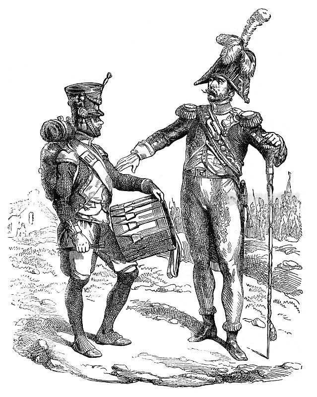 法国士兵(插图1858年
