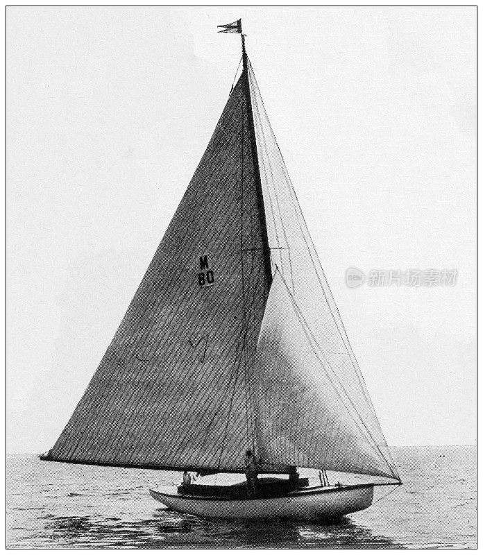 1897年的运动和消遣:游艇，Akista