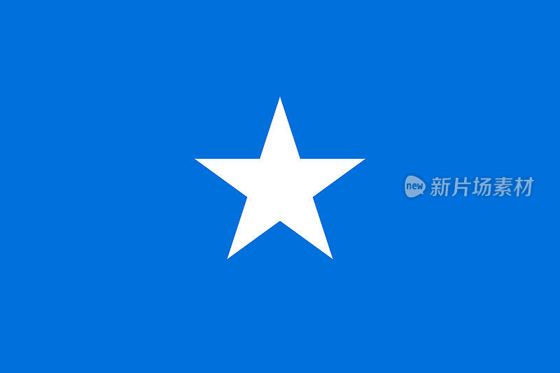 索马里的旗帜。