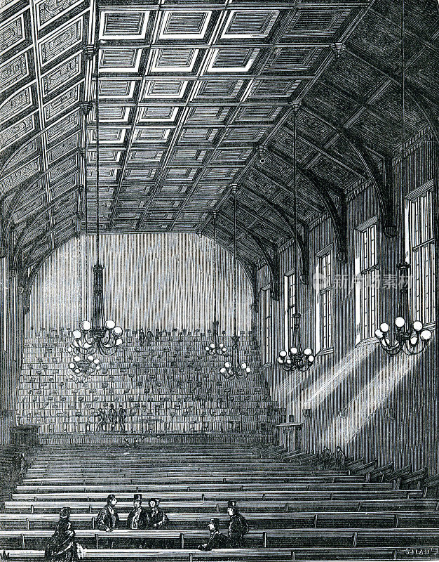 圣马丁大厅室内19世纪伦敦