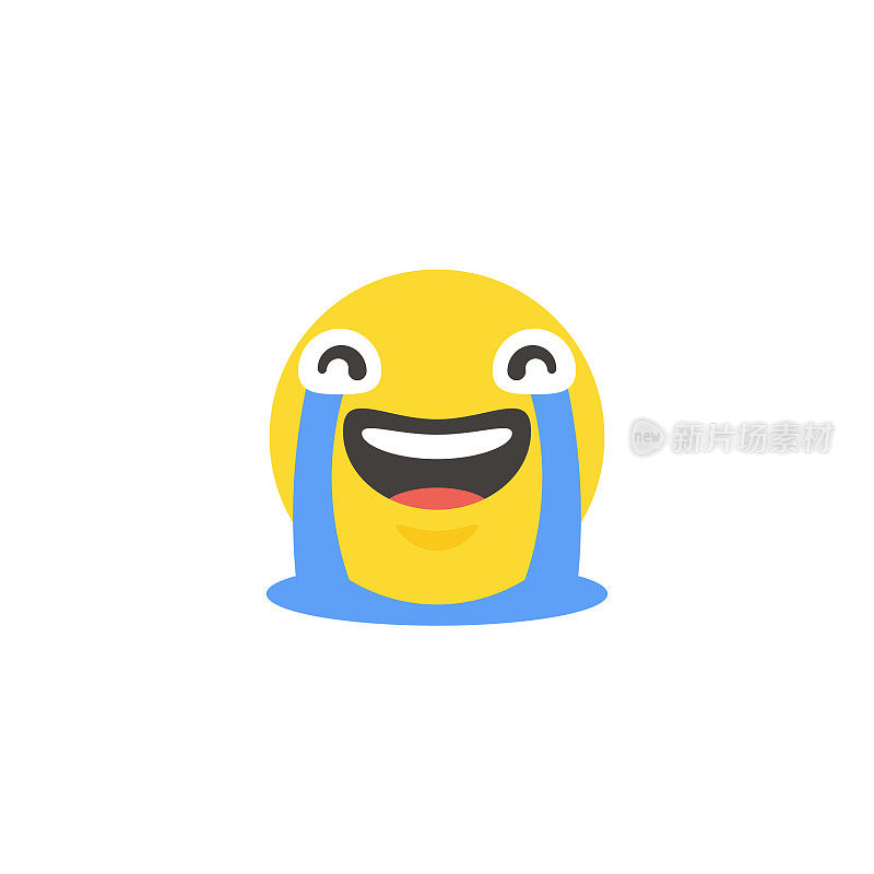 Emoticon大脸平面设计风格