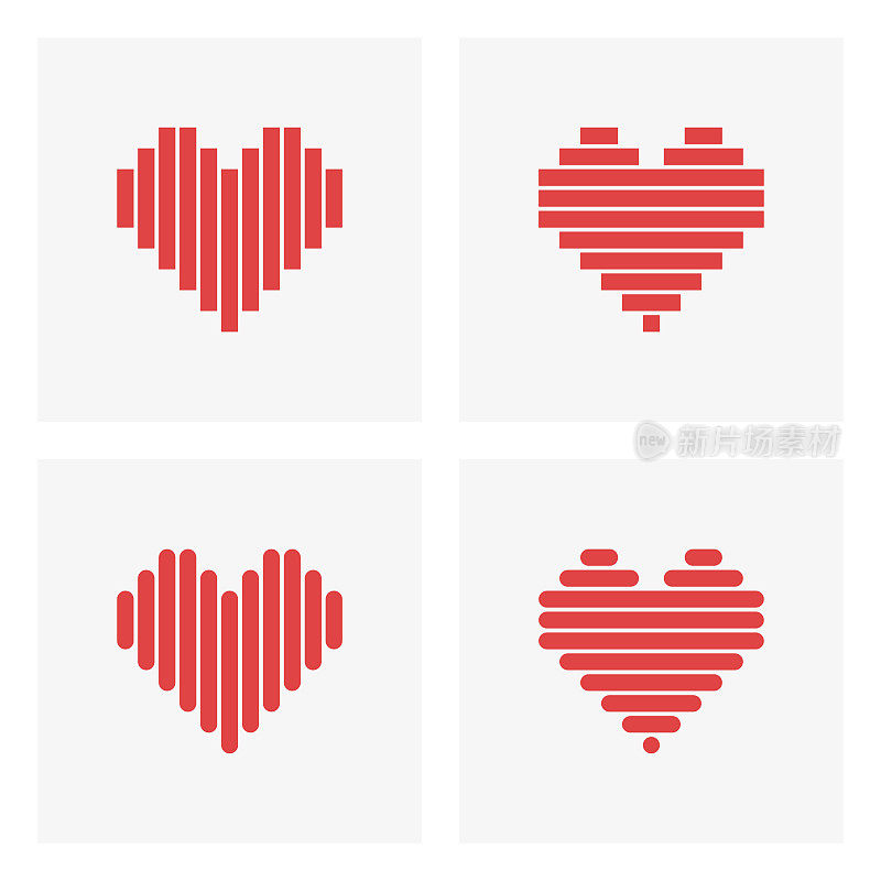 心图标,爱的概念