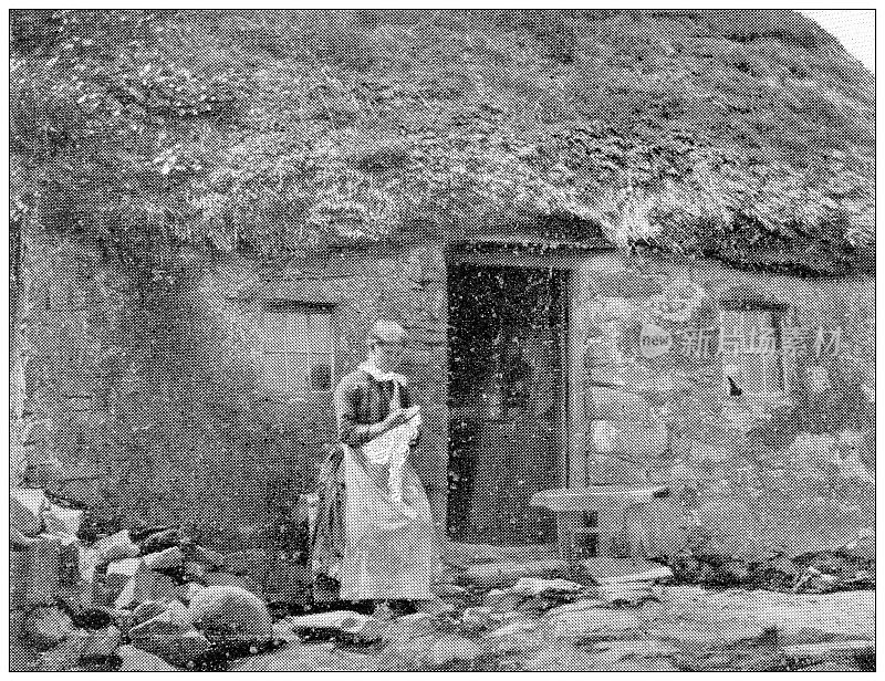 爱尔兰古色古香的旅行照片:乡村别墅