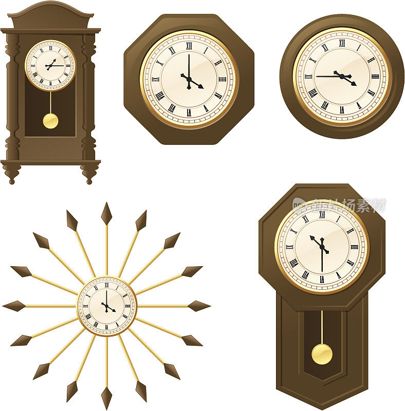 古董时钟-包括。jpeg